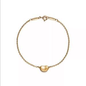 Tiffany & Co. Elsa Peretti Bean Design Bracelet in 18k Yellow Gold, 6 1/2” long